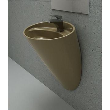 Bocchi Venezia Parlak Beyaz Asma Monoblok Lavabo