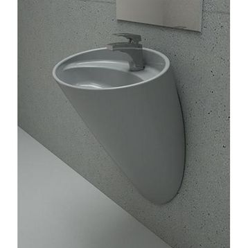 Bocchi Venezia Parlak Beyaz Asma Monoblok Lavabo