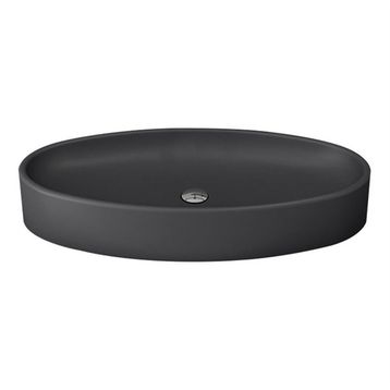 Bocchi Vessel Elips Çanak 85 cm Mat Antrasit Lavabo