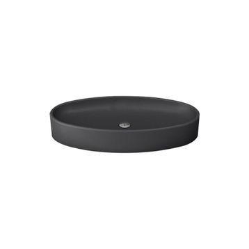 Bocchi Vessel Elips Çanak 85 cm Mat Antrasit Lavabo
