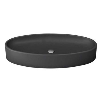 Bocchi Vessel Elips Çanak 85 cm Mat Antrasit Lavabo