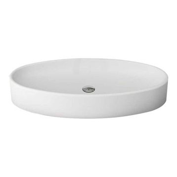 Bocchi Vessel Elips Çanak 85 cm Mat Beyaz Lavabo