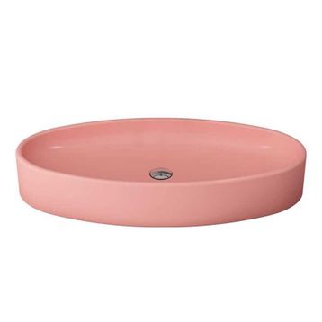 Bocchi Vessel Elips Çanak 85 cm Mat Somon Lavabo