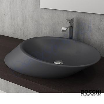 Bocchi Vessel Milano Antrasit Çanak Lavabo