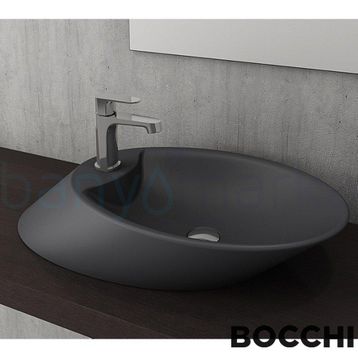 Bocchi Vessel Milano Antrasit Çanak Lavabo