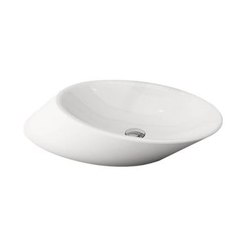 Bocchi Vessel Yatay Çanak 72 cm Parlak Beyaz Lavabo