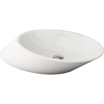 Bocchi Vessel Yatay Çanak 72 cm Parlak Beyaz Lavabo