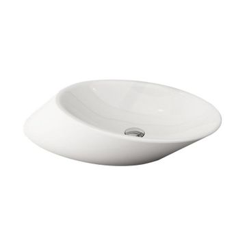 Bocchi Vessel Yatay Çanak 72 cm Parlak Beyaz Lavabo