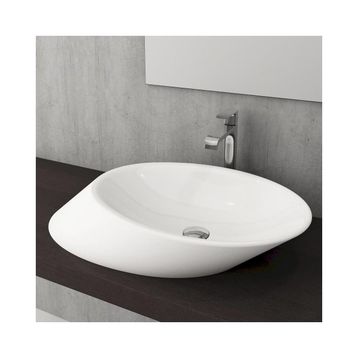 Bocchi Vessel Yatay Çanak 72 cm Parlak Beyaz Lavabo