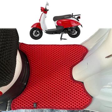 Bod Mondial Turismo 50 cc Motor Kırmızı 3D Havuzlu Paspas