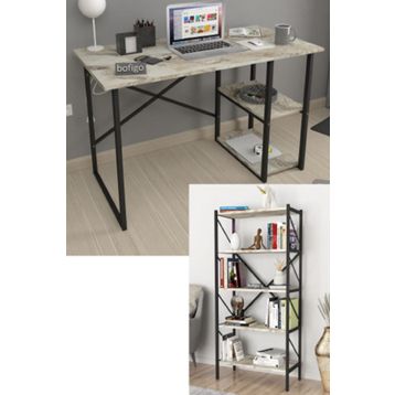 Bofigo 2 Raflı Çalışma Masası