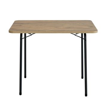 Bofigo 60x80 Çam Desenli Katlanır Masa Balkon Bahçe Kamp Masası Piknik Masası