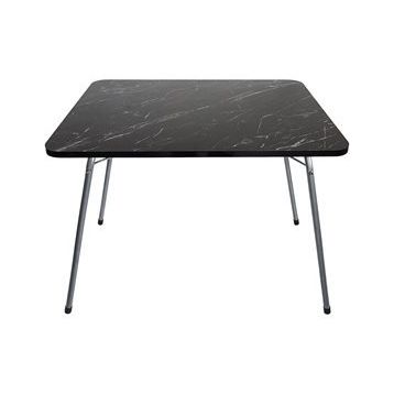 Bofigo 60x80 Granit Desenli Katlanır Masa Balkon Bahçe Kamp Masası Piknik Masası
