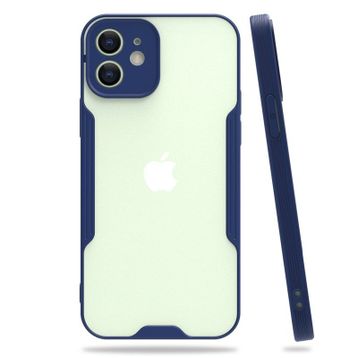 Bol Çeşit iPhone 12 Platin Lacivert Silikon Kılıf