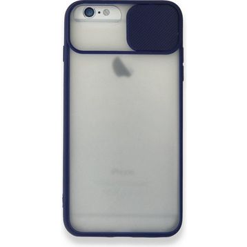 Bol Çeşit iPhone 6 Palm Buzlu Kamera Sürgülü Lacivert Silikon Kılıf