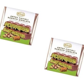 Bolçi 100 gr Fıstıklı Kadayıf Dolgulu Sütlü Dubai Çikolatası