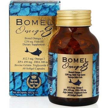 Bomel Omega-3 1250 mg 60 Kapsül Balık Yağı