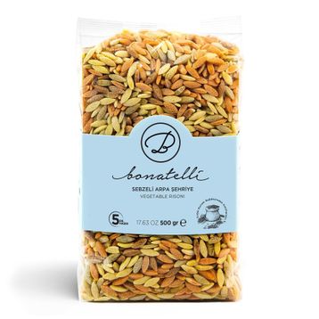 Bonatelli 500 gr Sebzeli Arpa Şehriye (32 adet)