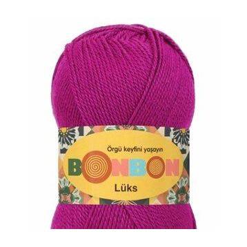 Bonbon 98403 Fuşya Lüks Patik İpi Yünü