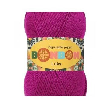 Bonbon 98403 Fuşya Lüks Patik İpi Yünü