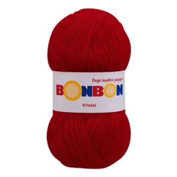 Bonbon Kristal 98211 Alev Kırmızı Örgü İpi