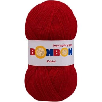 Bonbon Kristal 98211 Alev Kırmızı Örgü İpi