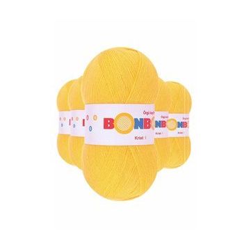 Bonbon Sarı 98217 5 Adet Kristal El Örgü Lif İpi