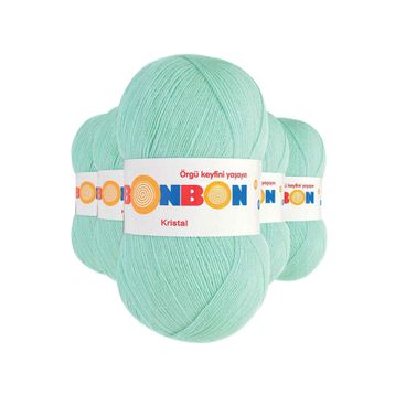 Bonbon Su Yeşili 98329 5 Adet Kristal El Örgü Lif İpi