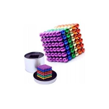 Boncuk Lego Magnet Neo Cube 216 Adet 5 mm Gümüş Karışık Mıknatıs