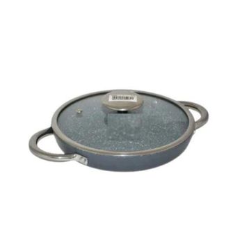 Bonera 20 cm Granit Pro Plus 1092 Siyah Çift Kulplu Omlet Tavası