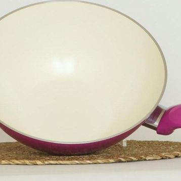 Bonera 24 cm Fuşya Wok Tava
