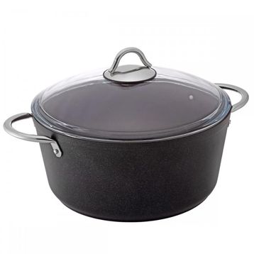 Bonera Granit Pro Plus Siyah Derin 22 cm Tencere