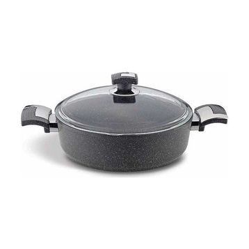 Bonera GRNT1044 30 cm Granit Kısa Basık Karnıyarık Tencere