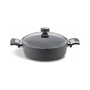 Bonera GRNT1044 30 cm Granit Kısa Basık Karnıyarık Tencere