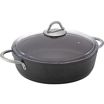 Bonera Pro Plus Siyah 28 cm Granit Karnıyarık Tencere