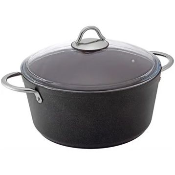 Bonera Siyah Granit Derin 18 cm Tencere