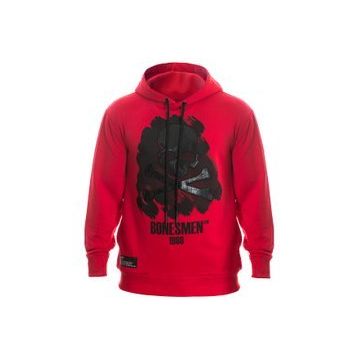 Bonesmen Deri Kuru Kafa Kapüşonlu Sweatshirt