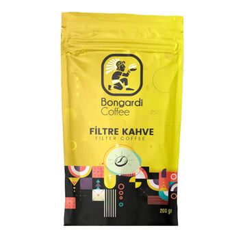 Bongardi Coffee 200 gr Intense Blend Filtre ve Espresso Kahve (5 adet)