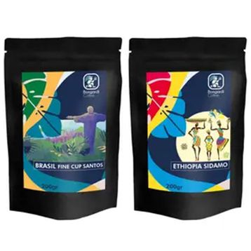 Bongardi Coffee 2'li 200 gr Santos Etiyopya Ikili Set