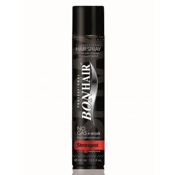 BonHair Profesyonel Wax lı Gazsız 400 ml Saç Spreyi