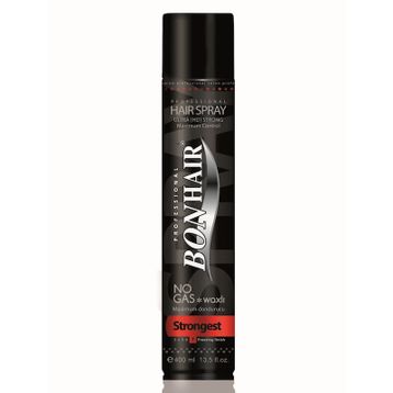 BonHair Profesyonel Wax lı Gazsız 400 ml Saç Spreyi