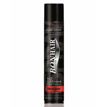 BonHair Profesyonel Wax lı Gazsız 400 ml Saç Spreyi