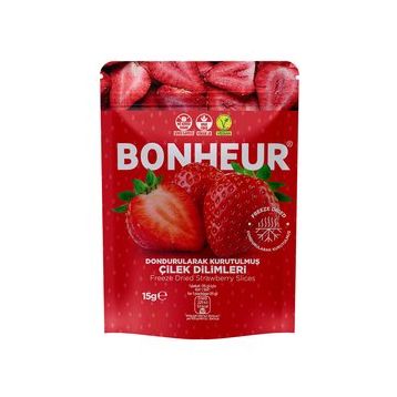 Bonheur 15 gr Freeze Dried Çilek Dilimleri