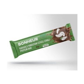 Bonheur 40 gr Hindistan Cevizli Kakaolu Chia Protein Bar