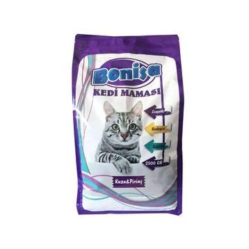 Bonisa Kuzu Etli Pirinçli 2.5 KG Kuru Kedi Maması