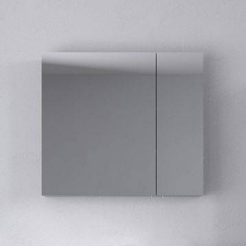 Bonitobagno Capri Aynalı 75 cm Beyaz Banyo Dolabı Üst Modül
