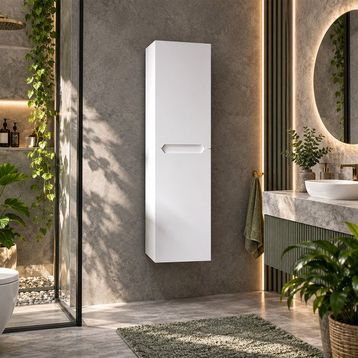 Bonitobagno Rita 40 cm Beyaz Banyo Boy Dolabı