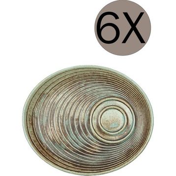 Bonna Coral 20x17 6lı Takım Sunum Tabağı