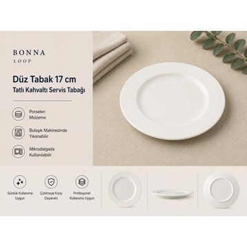 Bonna Loop 17 cm Düz Tabak