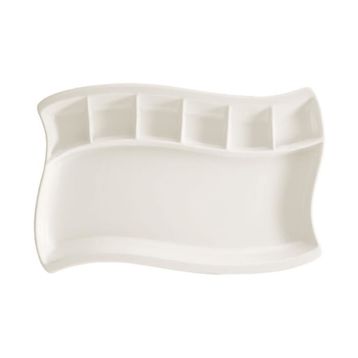 Bonna Porselen 34 cm 6'lı Gourmet Kahvaltı Tabağı
